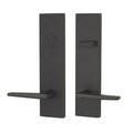 Weslock Philtower Lever Addy Escutcheon Dummy Handle Matte Black Finish 0662572720020